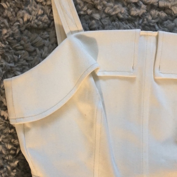 White Denim Short Set - Picture 3 of 5